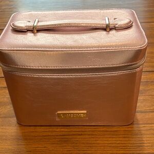 Lancôme Metallic Pink Makeup Case